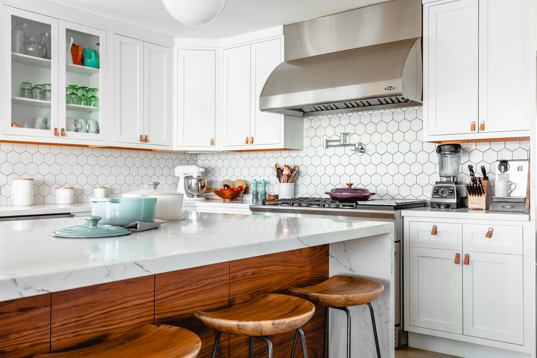 Kitchen remodeling inspiration showing a practical workspace and natural finishes